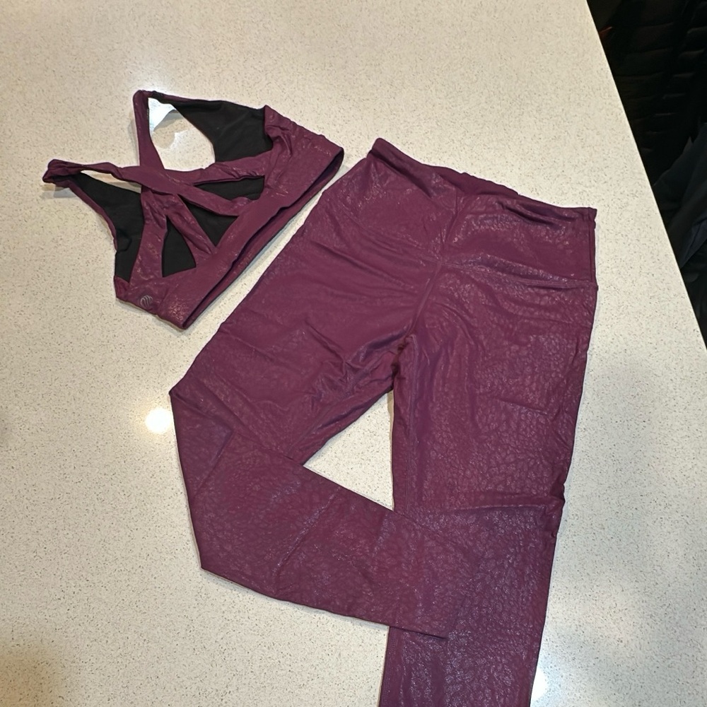 Stylish Purple Activewear Set